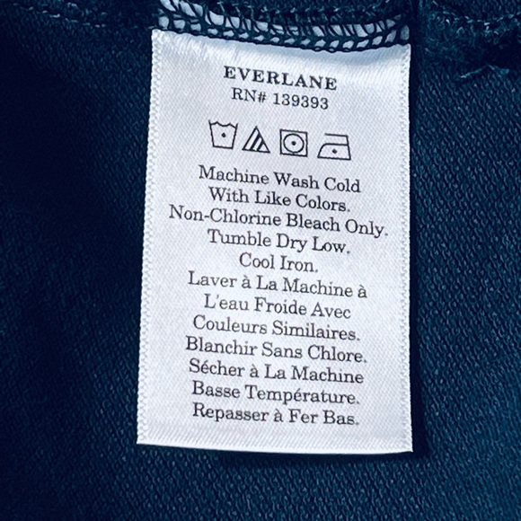 Everlane The Performance Polo Shirt Navy Blue Size Medium - Picture 6 of 9